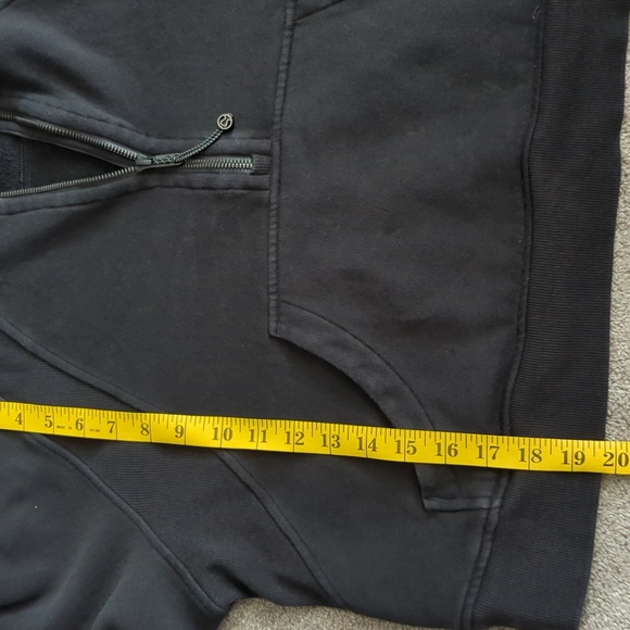 Lululemon Scuba Half Zip Hoodie Size M/L Black - Picture 7 of 8